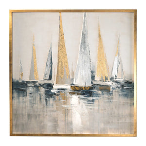 Regatta Hand Painted Canvas