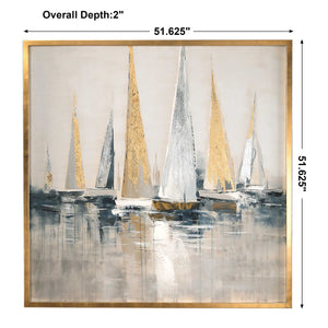 Regatta Hand Painted Canvas