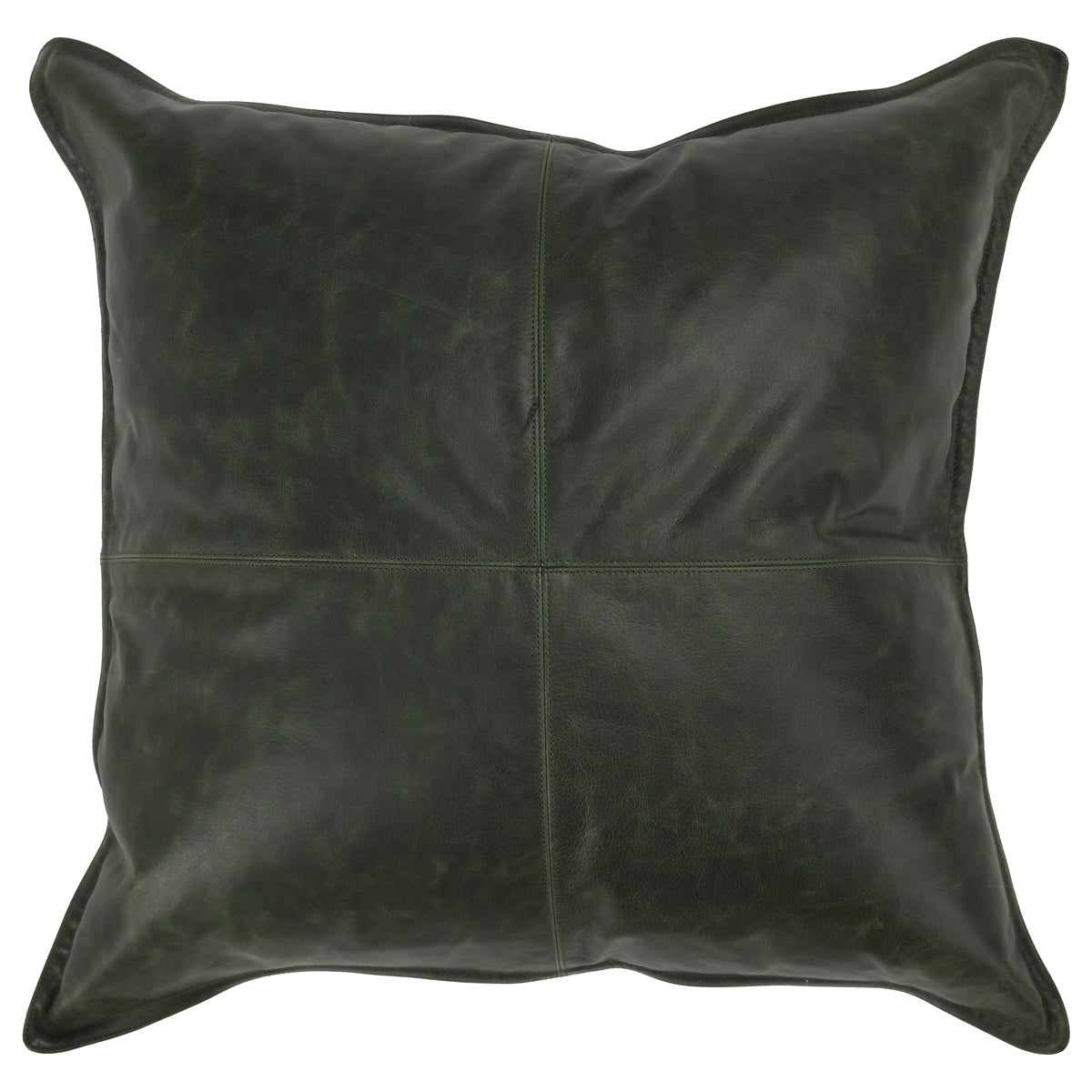 SLD Leather 22" Pillow - Set of 2 - Multiple Color Choices