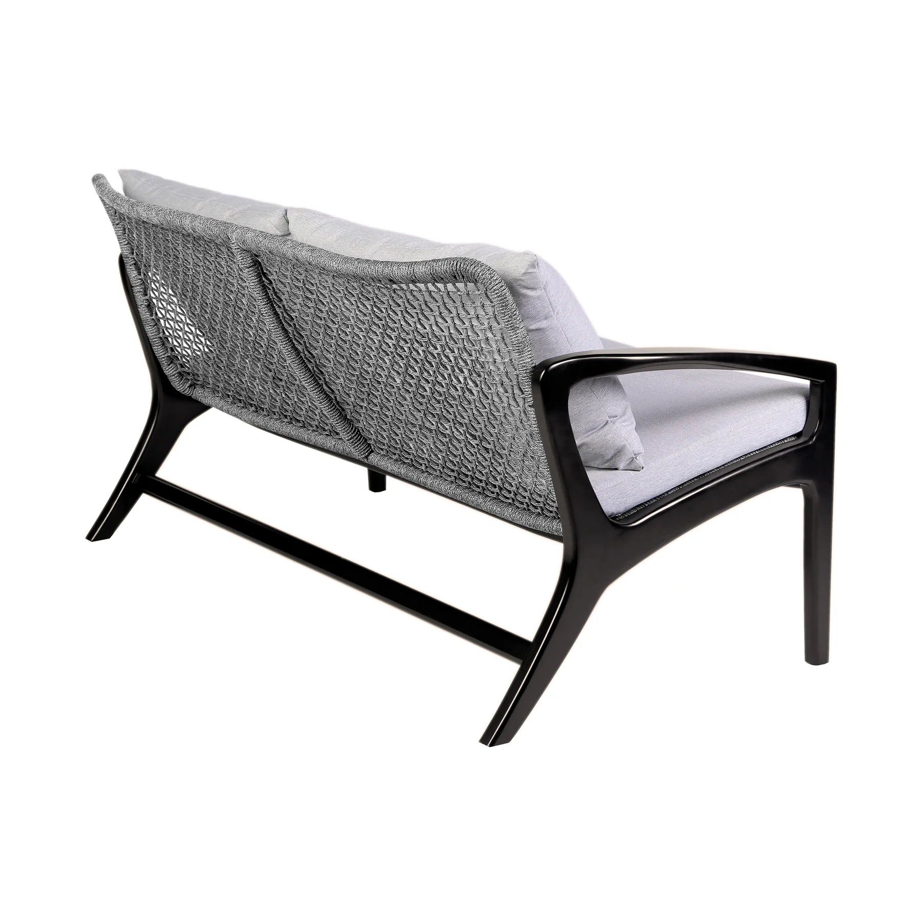 Beckham Outdoor Conversation Set in Dark Eucolyptus