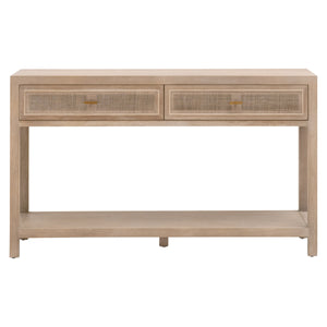 Cane 2 Drawer Entry Console