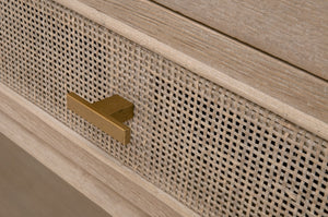 Cane 2 Drawer Entry Console