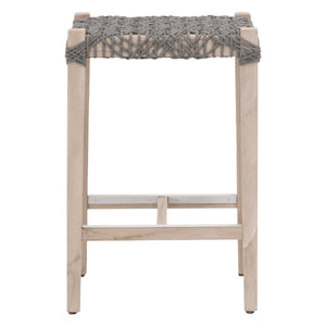 Costa Outdoor Backless Counter Stool in Dove