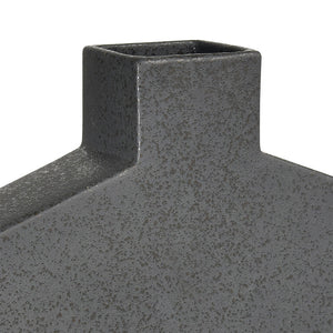 Drue Vase - Short Speckled Black