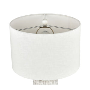 Delia 21'' High 1-Light Table Lamp - White