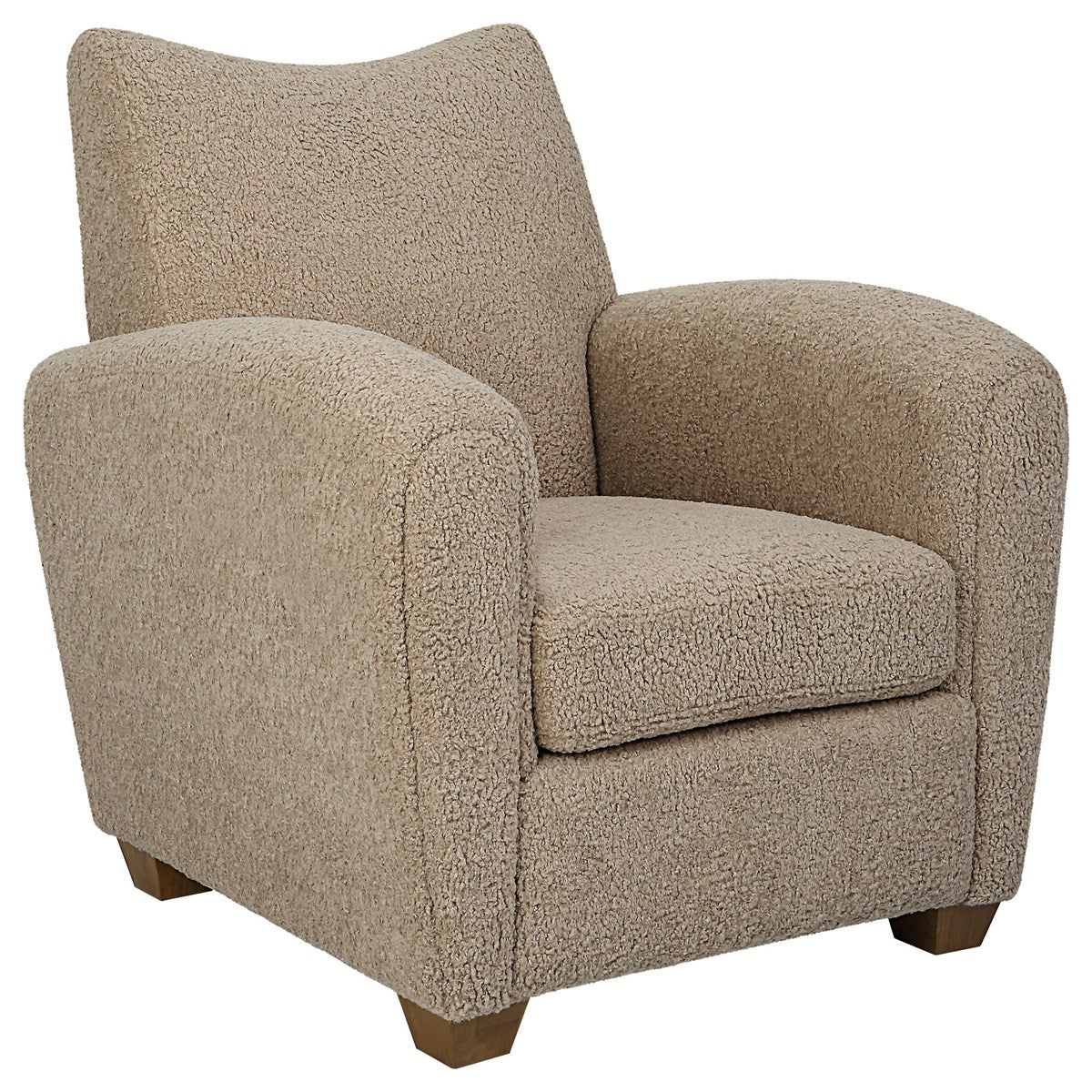 Teddy Accent Chair in Latte