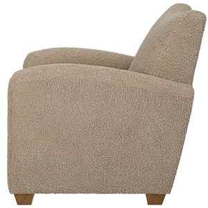 Teddy Accent Chair in Latte