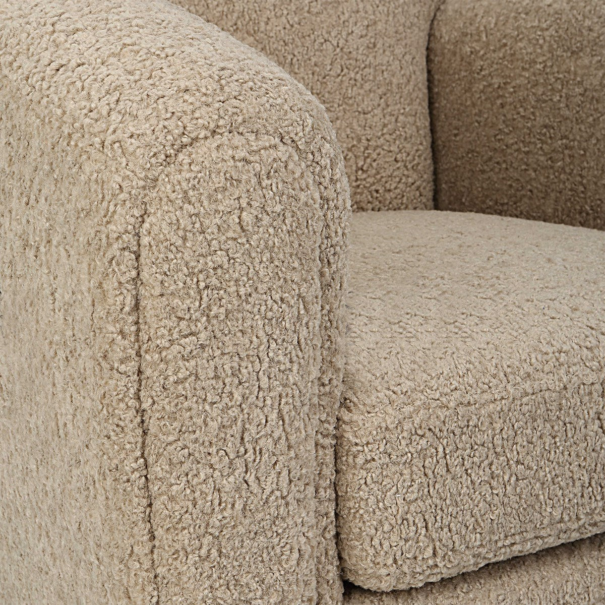 Teddy Accent Chair in Latte