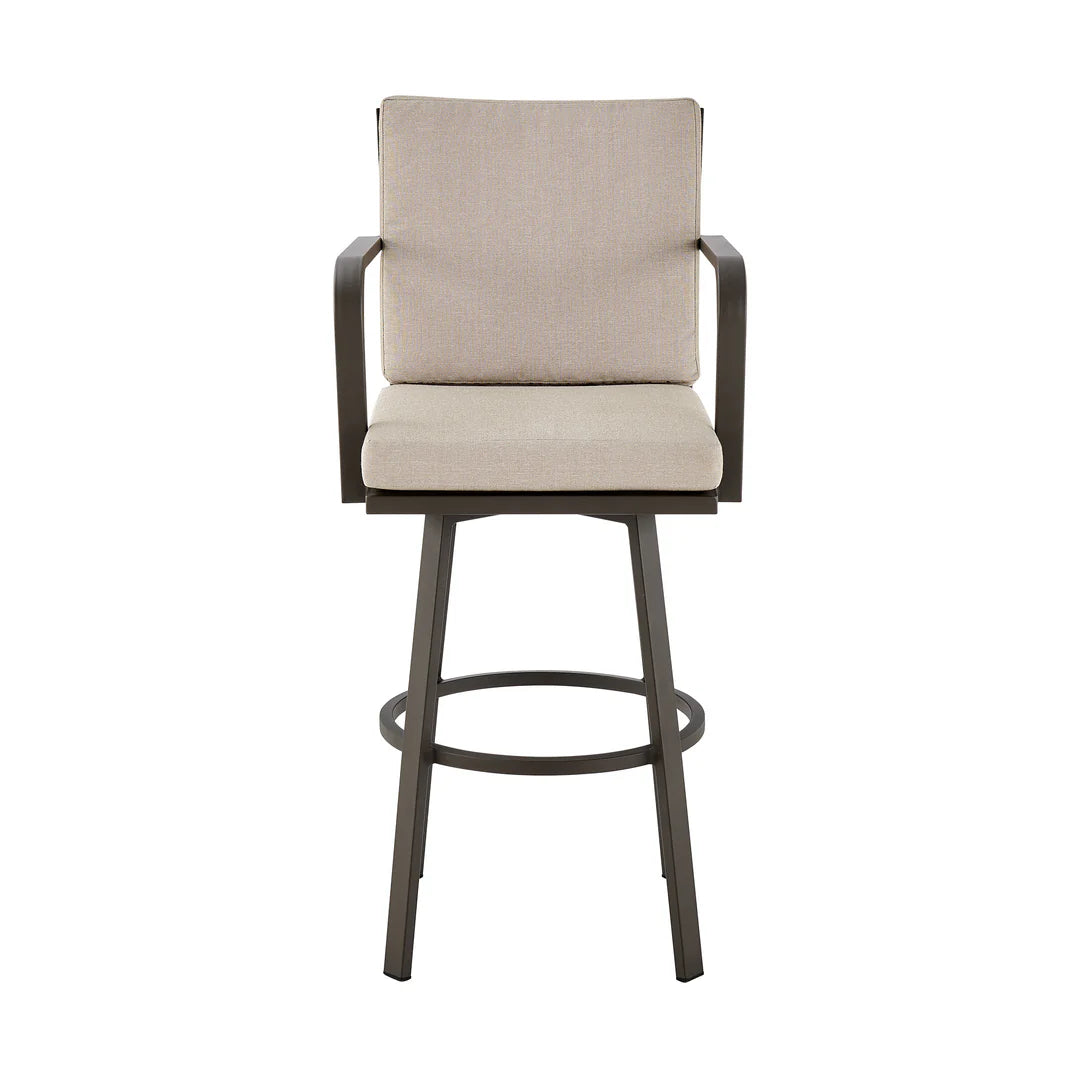 Arnauld Outdoor Bar Stool in Brown