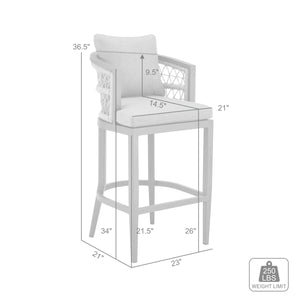 Zella Outdoor Counter Stool