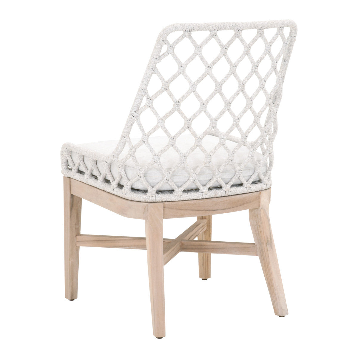 The Lattis Dining Chair in White