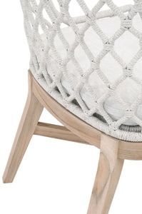 The Lattis Dining Chair in White