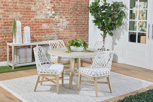 The Lattis Dining Chair in White