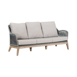 Loom Outdoor 79" Sofa in Platinum