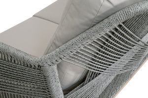 Loom Outdoor 79" Sofa in Platinum