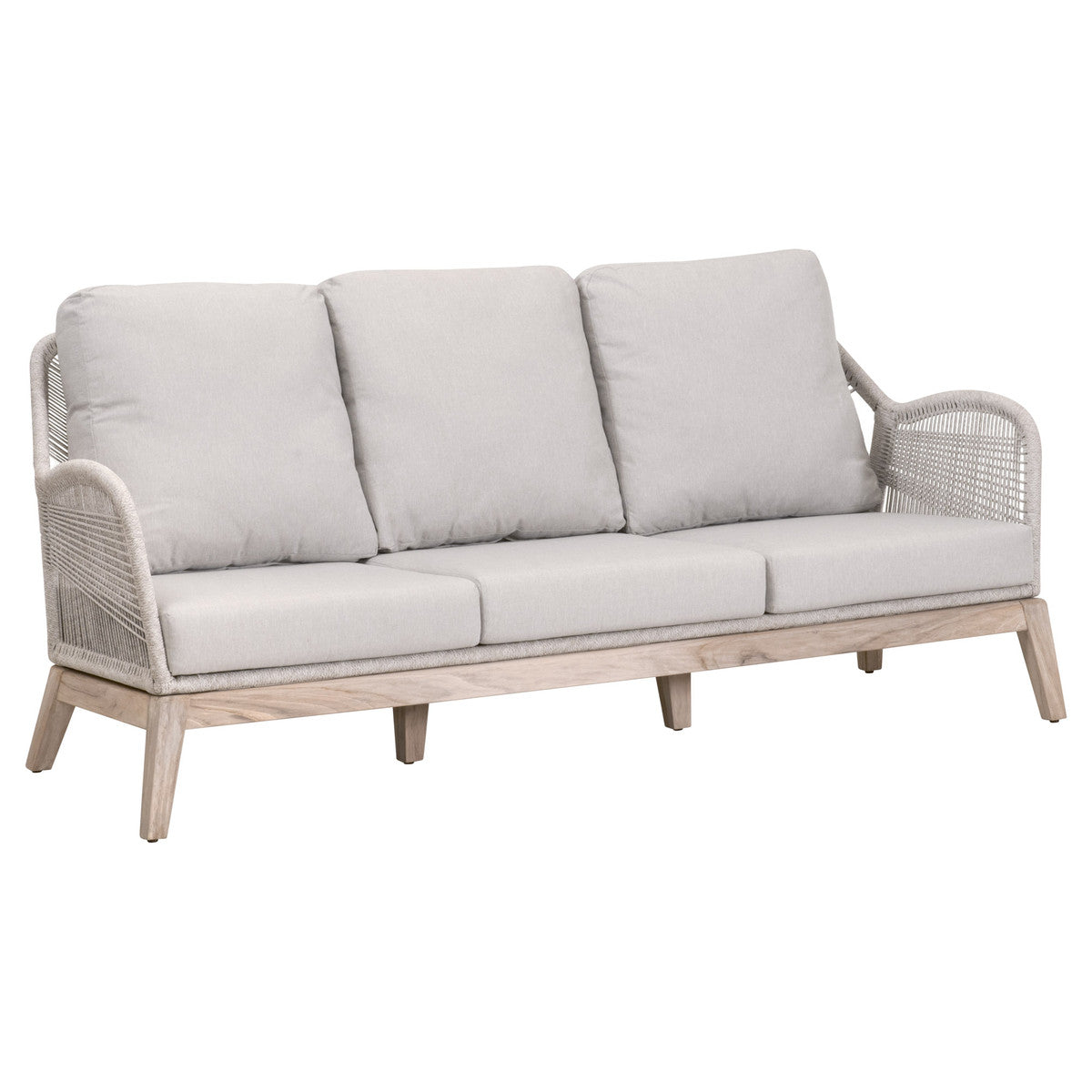 Loom Outdoor 79" Sofa in Taupe