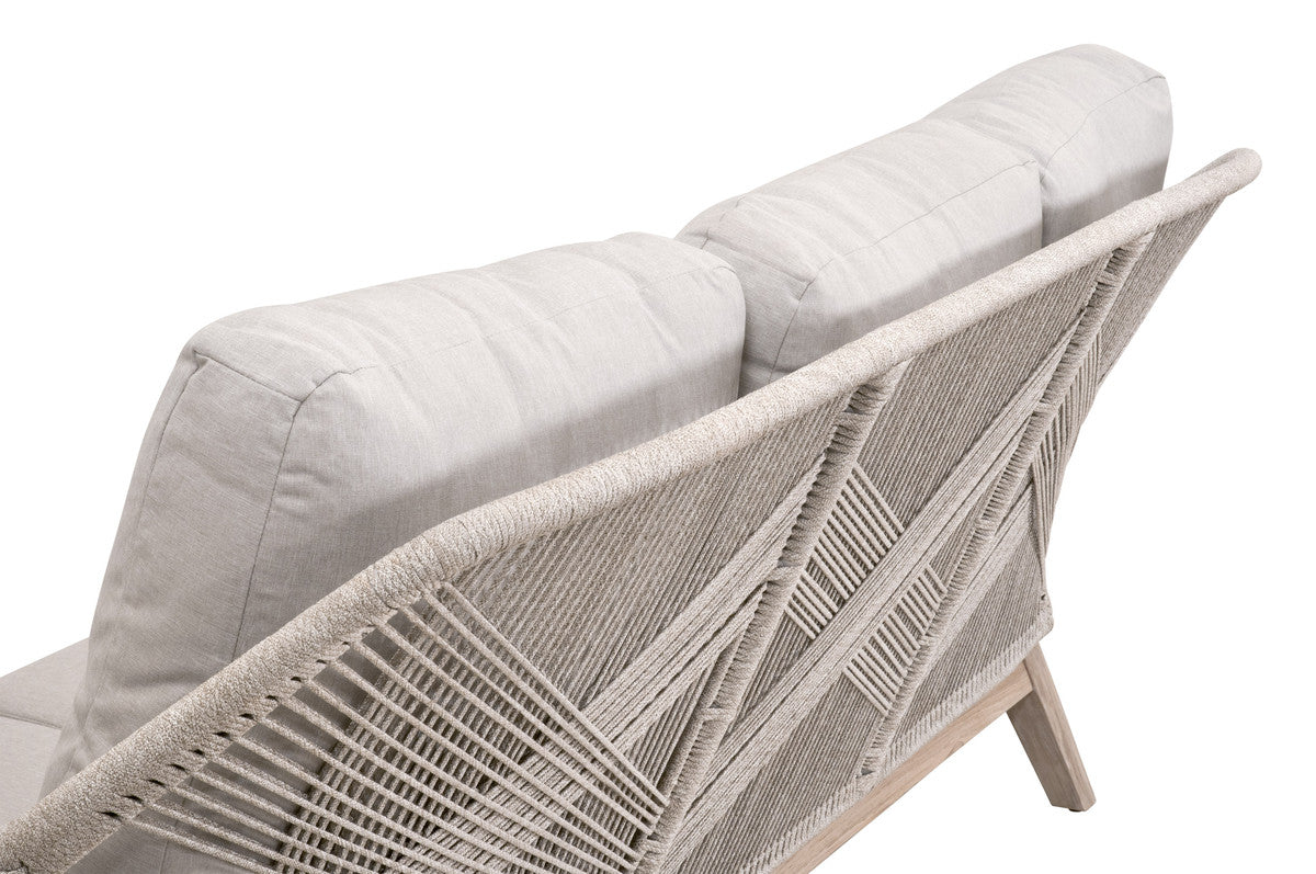 Loom Outdoor 79" Sofa in Taupe