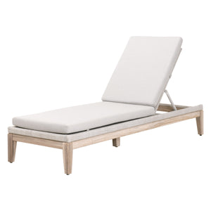 Loom Outdoor Chaise Lounge in Taupe