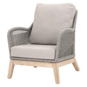 Loom Outdoor Club Chair in Platinum