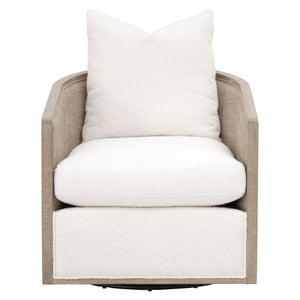 McGuire Swivel Club Chair