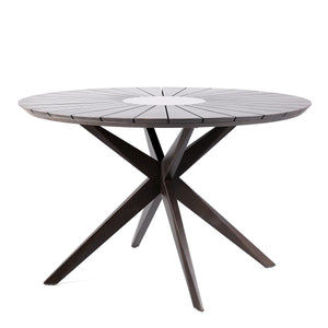 Oasis & Beckham Outdoor Dining Set in Dark Eucalyptus