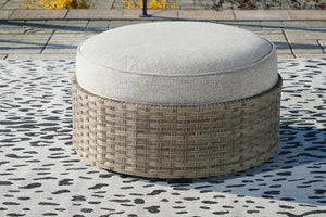 Wavecrest Round Ottoman