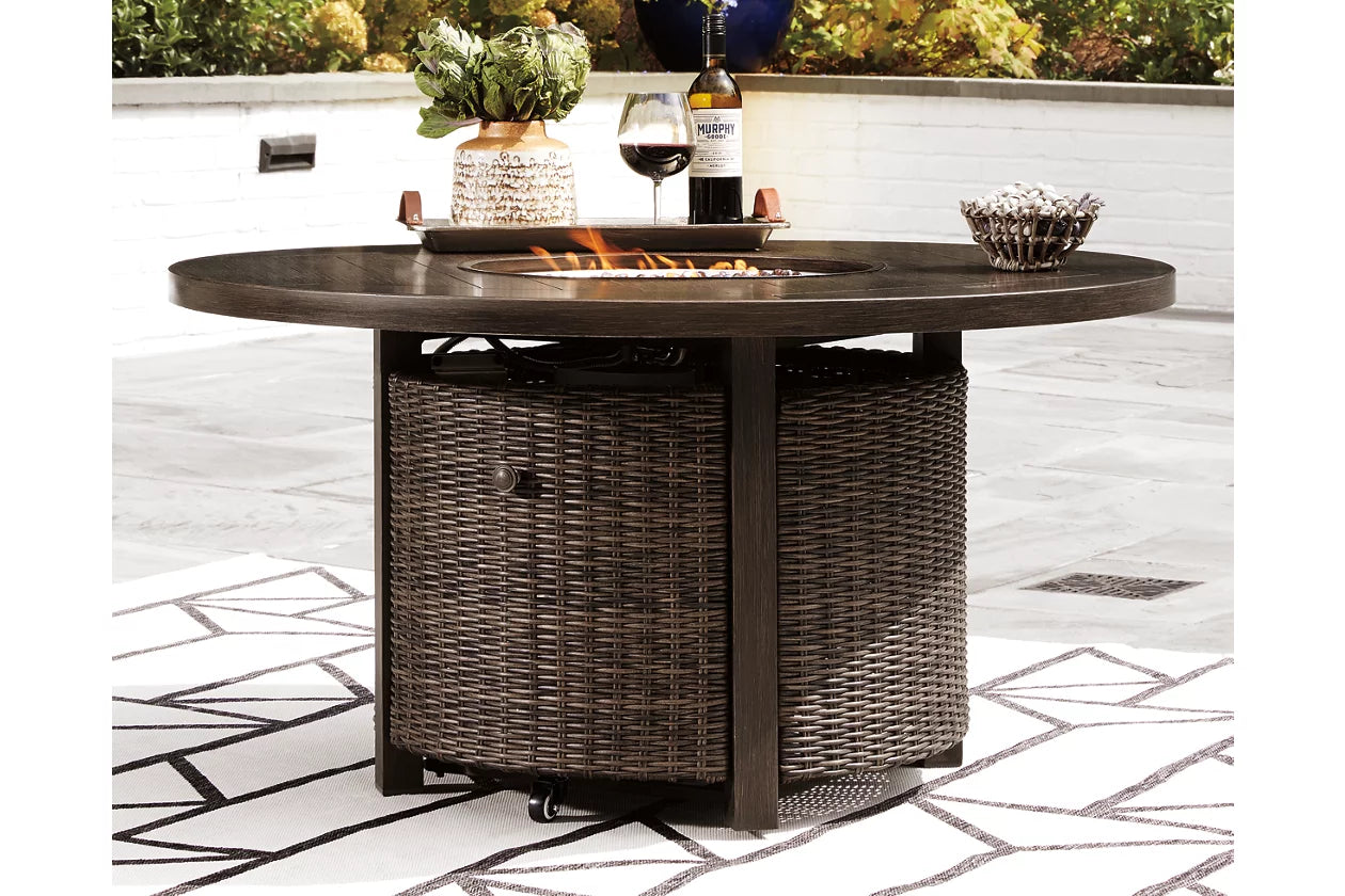 Tropical Paradise 48" Round Fire Pit Table