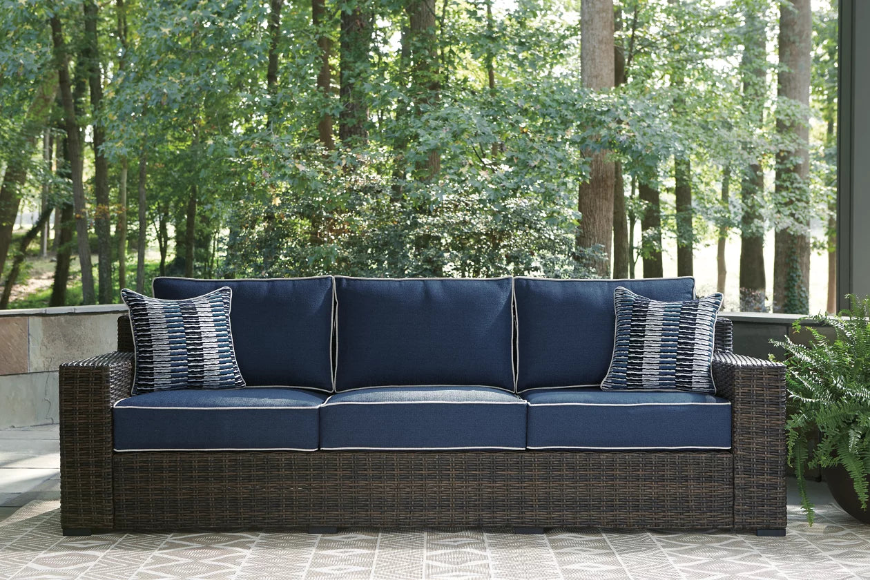 Chatham Lane Outdoor Sofa, Loveseat & Ottoman