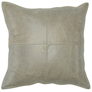 SLD Leather 22" Pillow - Set of 2 - Multiple Color Choices