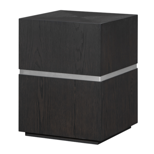 Sander Dark Cinder End Table