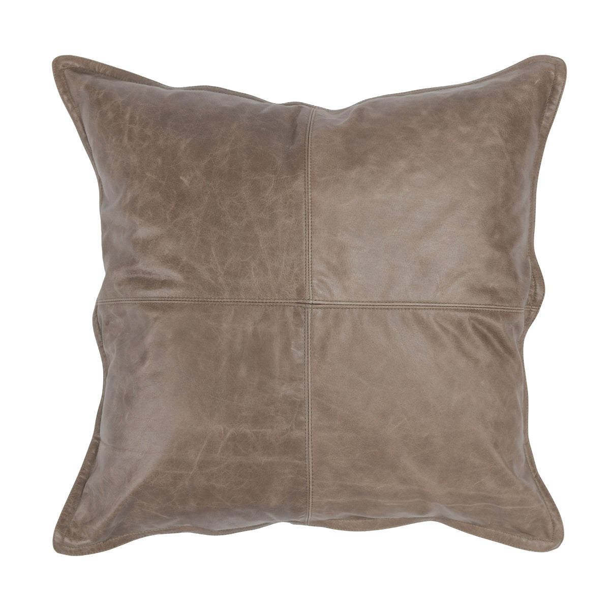 SLD Leather 22" Pillow - Set of 2 - Multiple Color Choices