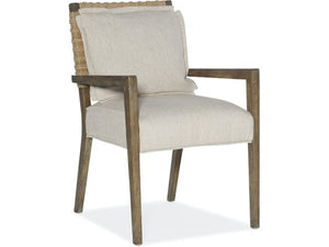 Hooker Furniture Dining Room Sundance Woven Back Arm Chair