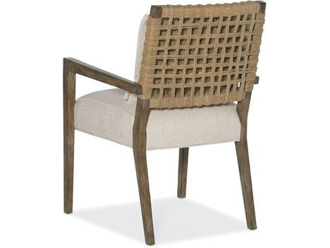 Hooker Furniture Dining Room Sundance Woven Back Arm Chair