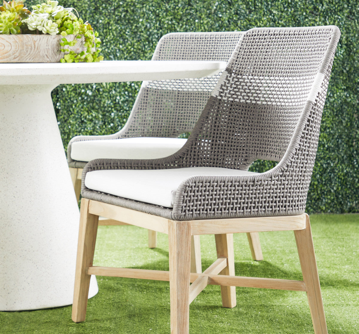 Tapestry Outdoor Dining Chair in Dove