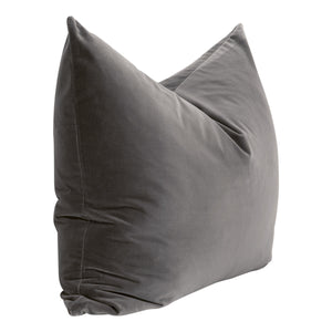 The Basic 34" Essential Dutch Pillow in Dark Dove - Set of 2