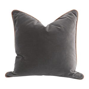 The Not So Basic 20" Essential Pillow in Dove Velvet - Set of 2