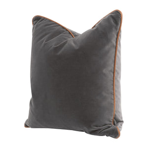 The Not So Basic 20" Essential Pillow in Dove Velvet - Set of 2