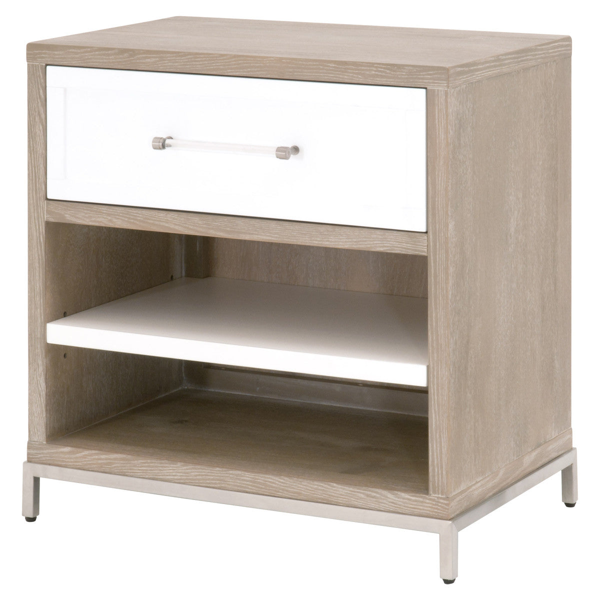 Wrenn One Drawer Nightstand in Natural Gray Acacia