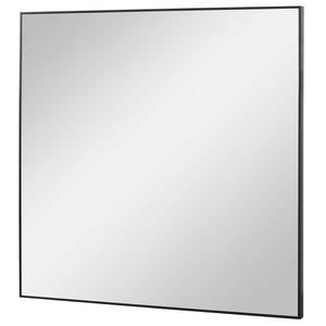 Alexo Square Mirror, Black