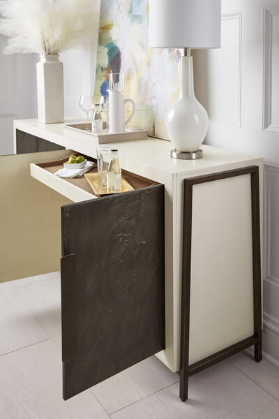 Blanc Four Door Credenza