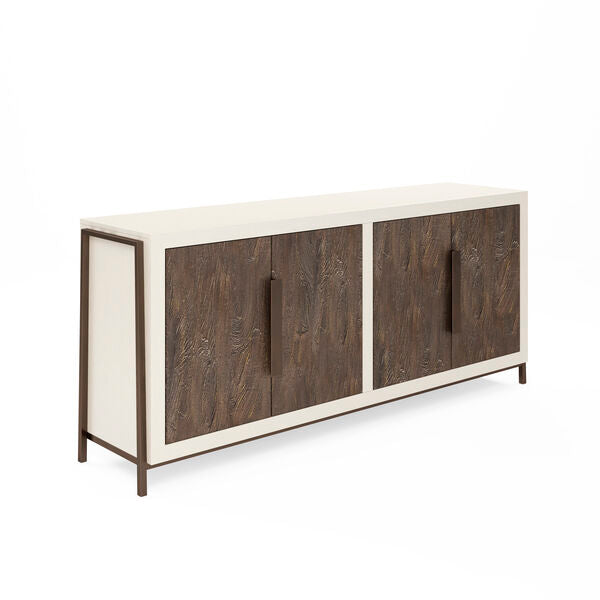 Blanc Four Door Credenza