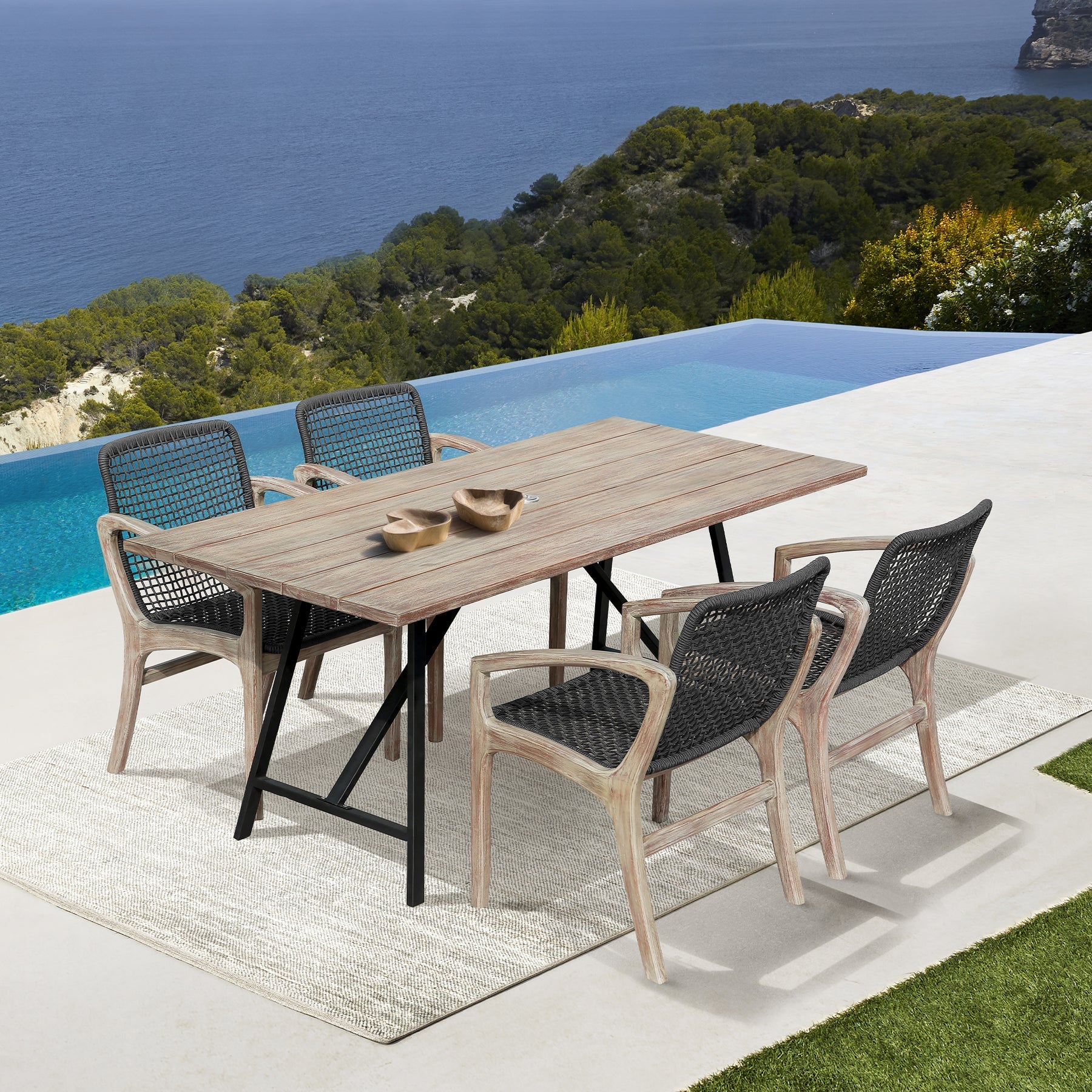 Frinton & Beckham Outdoor Dining Set