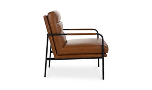 Verlaine Armchair in Chestnut Brown