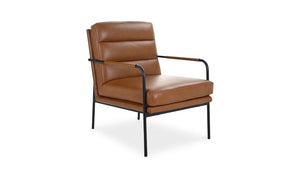 Verlaine Armchair in Chestnut Brown