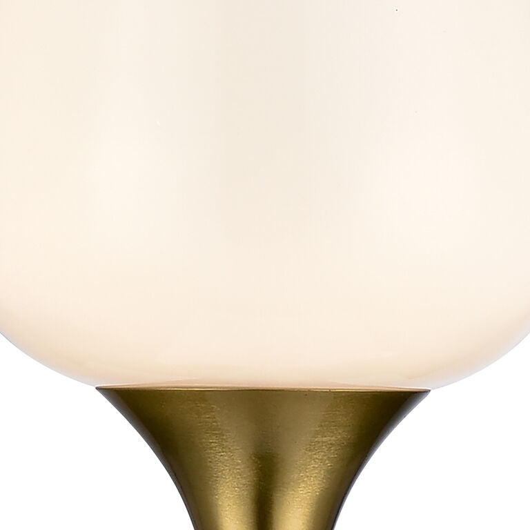 Finch Lane 20'' High 1-Light Table Lamp - Satin Gold