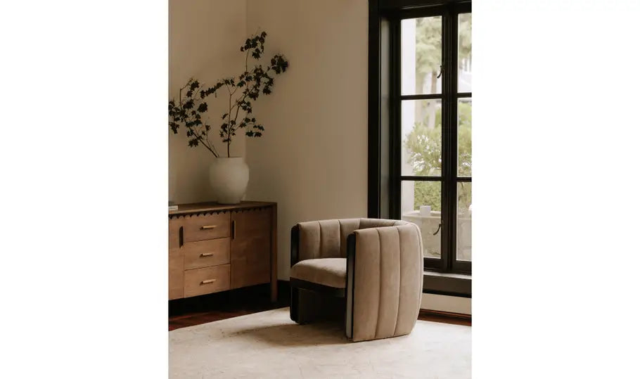 Francis Taupe Accent Chair