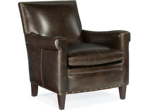 Hooker Furniture Jilian Club Chair in Hunnington Collis Leather