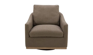 Linden Taupe Swivel Chair