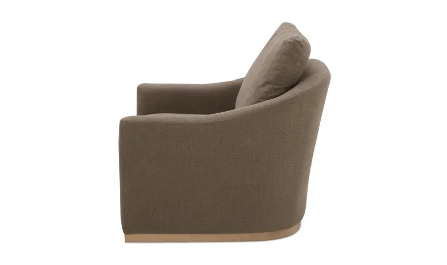 Linden Taupe Swivel Chair