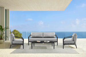 Palma Outdoor Patio 4 Pc Lounge Set